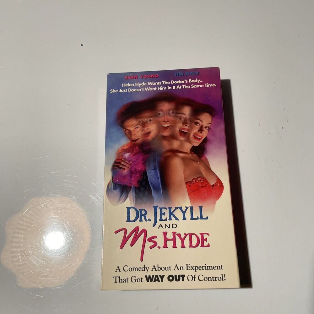 Dr. Jekyll and Ms. Hyde VHS 1996 HBO Home Video Tape Tim Daly Vintage 90s Comedy